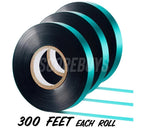 3 Rolls - Plant Tie Tape 300 FEET x 1/2Ó Each Roll - Stretch Green Garden Stake Garden Plants