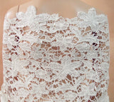 Guipure Embroidery Costume Trim Blossom Bridal Dancing Dress Lace Fabric 0.5 Flowering Plants