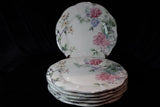 GRACE'S TEAWARE CAMELLIA HYDRANGEA FINE PORCELAIN 6 DINNER PLATES 10 3/4" Hydrangea