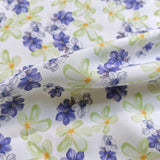 55'' Wide By Yard Floral Sewing Fabric Viscose Soft Rayon Material For Robe Flowering Plants
