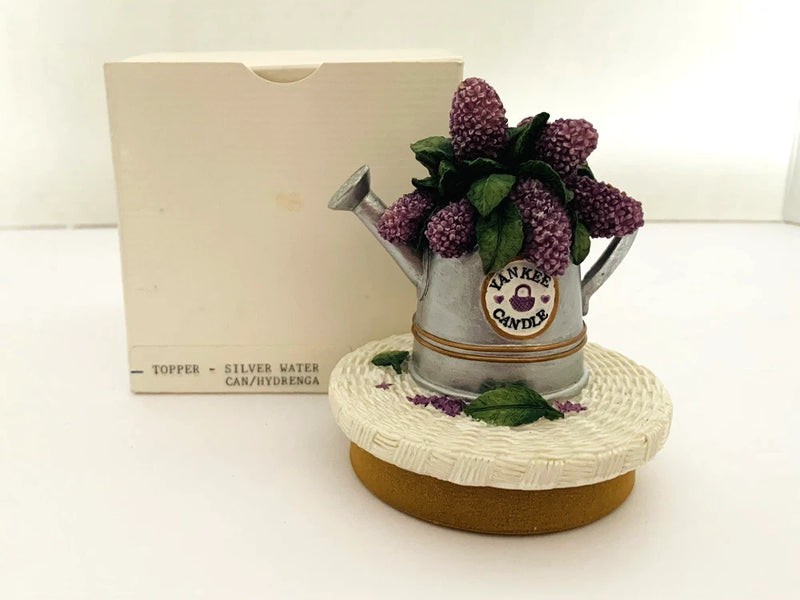 Yankee Candle Large Jar Topper Watering Can Hydrangea Farmhouse Garden Decor Hydrangea