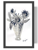 Guajardo Art Sweet Sunflowers 9X6 Paper Unique Neo Expressionism Sunflower