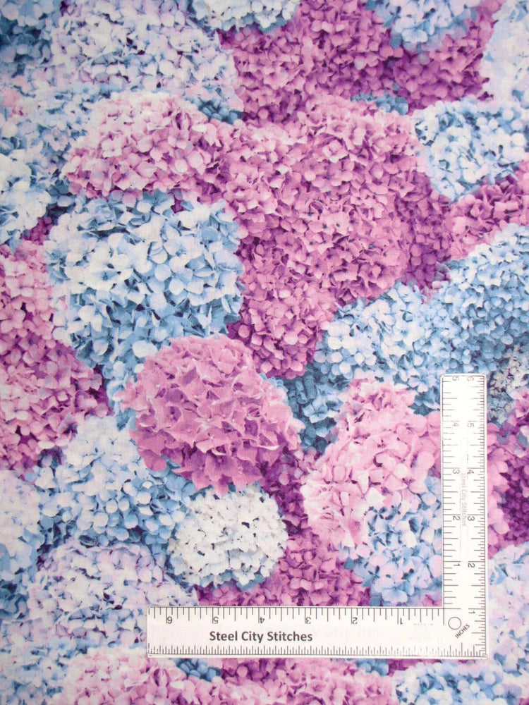 Flower Fabric Hydrangea Garden Party Floral Cotton Fabric Traditions By The Yard Hydrangea