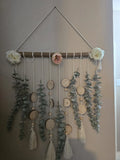 Boho Bathroom Decor Artificial Eucalyptus Hanging Wall Decor Fake Greenery Leave Green Plant