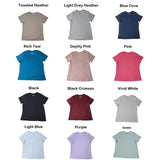 Members Mark Women's Essential Short Sleeve Relaxed Fit Crewneck Tee Roses