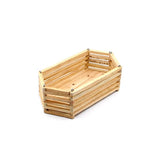 6" x 13" rectangle hexagon hanging wooden orchid basket Orchids