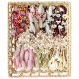 DIY Natural Dried Flower Set, Bulk Dried Flowers with Stems, Door Hanging Wre... Dried Flower