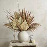 Dried Palm Leaves Pampas Grass Boho Decor Fluffy Dried Plants with Natural Wi... Pampas Grass