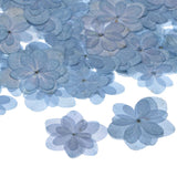60-Pack Dried Pressed Flowers for Resin, Real Natural Bulk Dry Floral [Blue] Dried Flower
