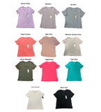 Member's Mark Ladies Essential Short Sleeve Crewneck Tee Roses