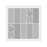 20) 2 1/2" Strip GRAY JELLY ROLL: 100% Cotton Fabric, 5 Prints 4 of Each Flowering Plants