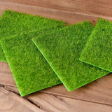 6 Pcs Artifical Moss Artificial Outdoor Plants Landscape Decorations Green Plant