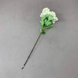 RAZ IMPORTS (12 PACK) Faux Hydrangea Spray Flowers 24" White F4522689 Hydrangea
