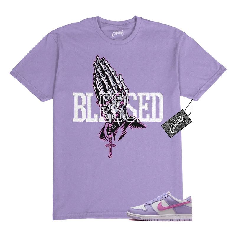 Dunk Lilac Bloom Pink Hydrangeas Lavender White T Shirt to Match BLSDHANDS Hydrangea