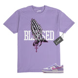 Dunk Lilac Bloom Pink Hydrangeas Lavender White T Shirt to Match BLSDHANDS Hydrangea