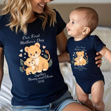 First Mothers Day Shirt 2026  Matching Mom and Baby Outfit, Gifts for Mother Day Roses