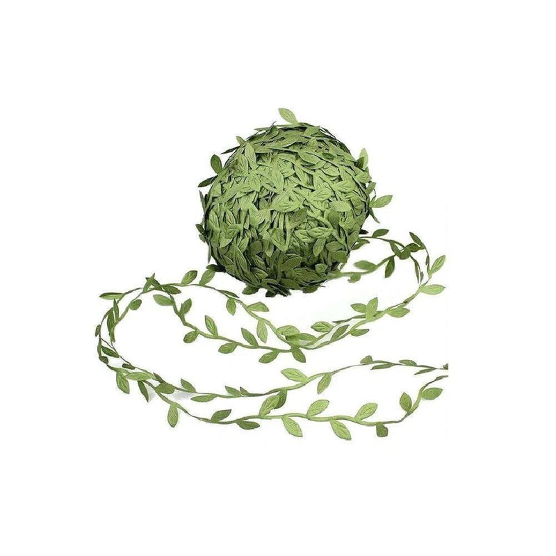 Artificial eucalyptus vine plant with trailing green leaves and clustered foliage ball