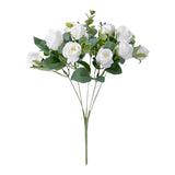 30cm Lightweight Artificial Bouquet Roses Eucalyptus 36g Wedding Decor Roses