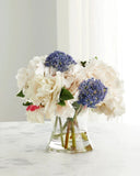 John-Rlchard Collection Heavenly Blue Faux-Floral Arrangement Hydrangea