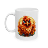 Floral Sunflower Chicken Easter Mug Coffee Cup Sunflower