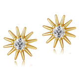 Sunflower Daisy Flower Earrings 14K Gold Plated Earrings for Women Cubic Zirconi Sunflower