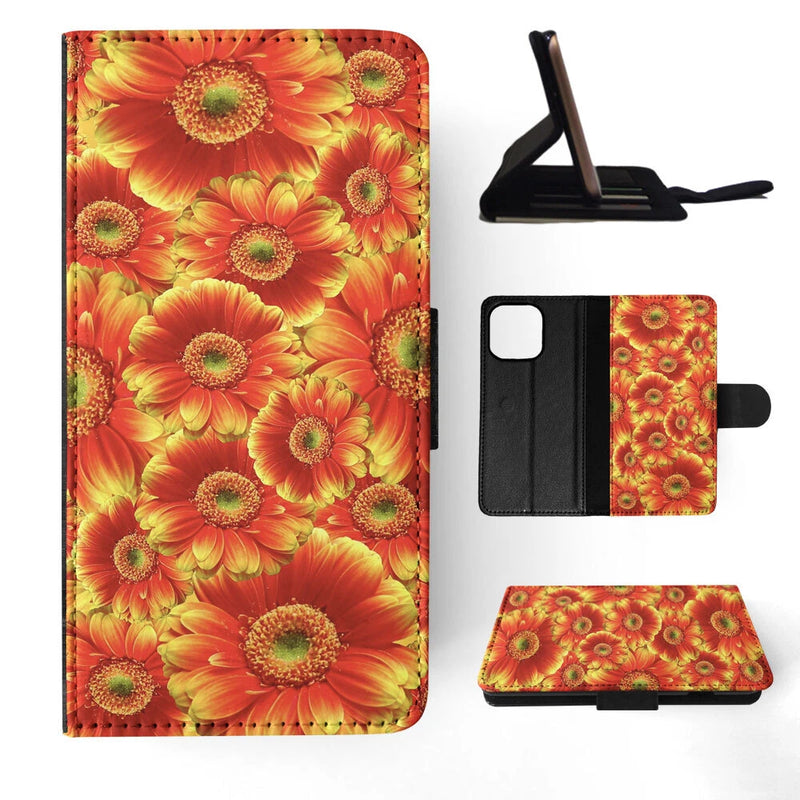 FLIP CASE FOR APPLE IPHONE|RED AND YELLOW SUNFLOWER FLOWER Sunflower