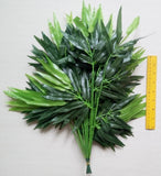 20 Stems Bamboo Leaf Artificial Plants Artificial Tree Branches 720 Leaves Green Plant