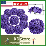 Vibrant Silk Hydrangea Flowers for Weddings - 10 Heads with Adjustable Stems Hydrangea