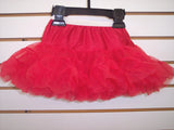 Toddler & Girls Red or Pink Bouffant Half Slips Sizes 2T - 8 Roses