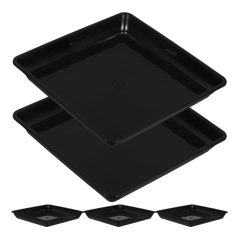 5pcs Stylish Plant Pot Trays Garden Pot Trays Flower Pallets Garden Plants