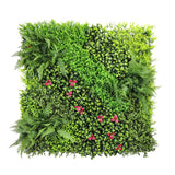 40" Artificial Grass Mats 3D Mixed Plant Wall Ledge Decor For Home Festival #9 Green Plant