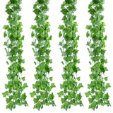 12 PCS Artificial Ivy Leaf Plants Fake Hanging Garland Plants Home Decor new Green Plant