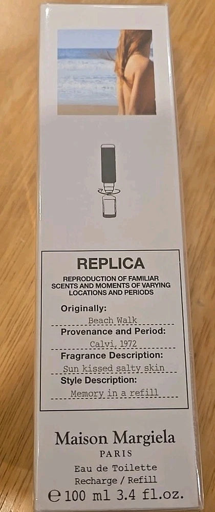 Maison Margiela Beach Walk 3.4 fl oz Refill Recharge EDT New in Box Sealed EDT