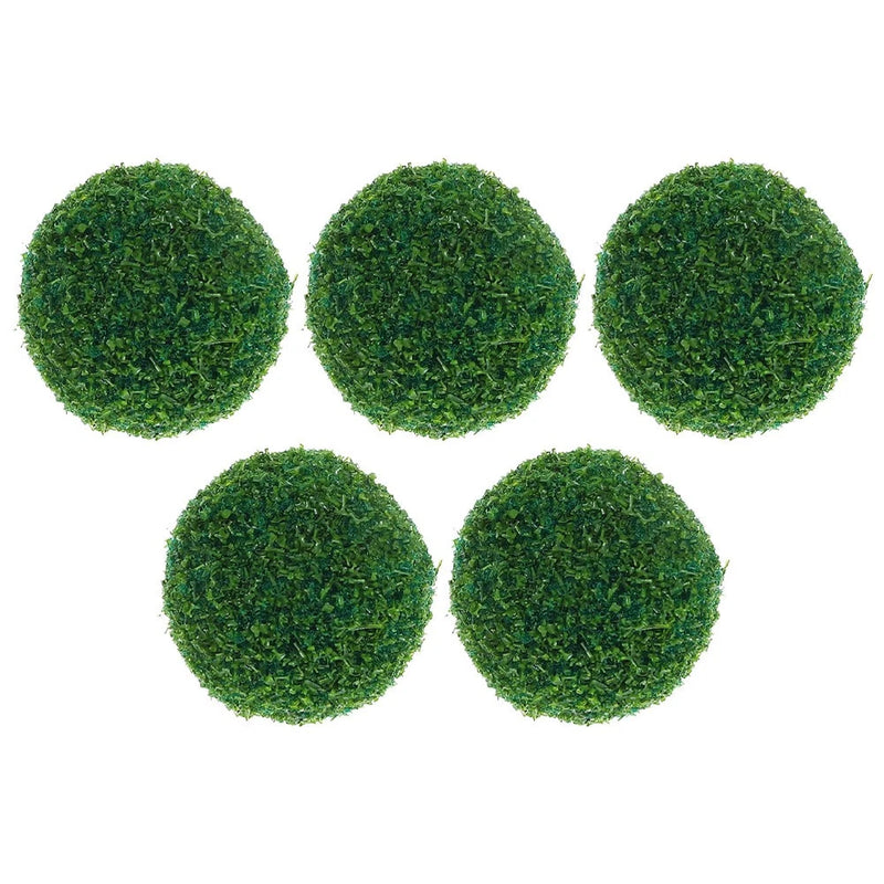 5Pcs Artificial Topiary Ball Fake Plant Greenery Spheres Hanging Grass Ball For Green Plant