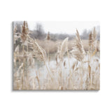 Stupell Industries Rural Pampas Grass Reeds Lakeside Pond Marsh Canvas Wall A... Pampas Grass