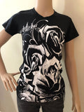 Metal Mulisha Ladies Rose Parade Tee Size S Roses