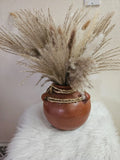 Western Vase/Rope & Pampas Grass Decor Pampas Grass