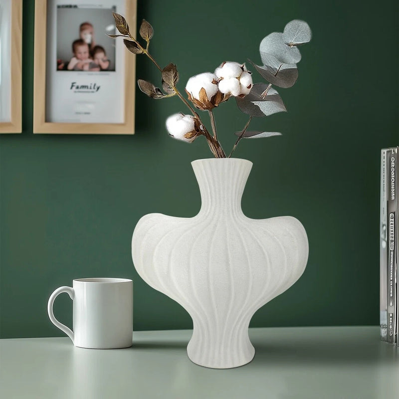 Nordic Boho Vase Perfect Floral Arrangements Home Decor Heart Pampas Grass Vase Pampas Grass