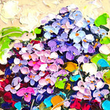 Hydrangea Painting Flowers Original Art Floral Impasto Oil Painting Small Art Hydrangea