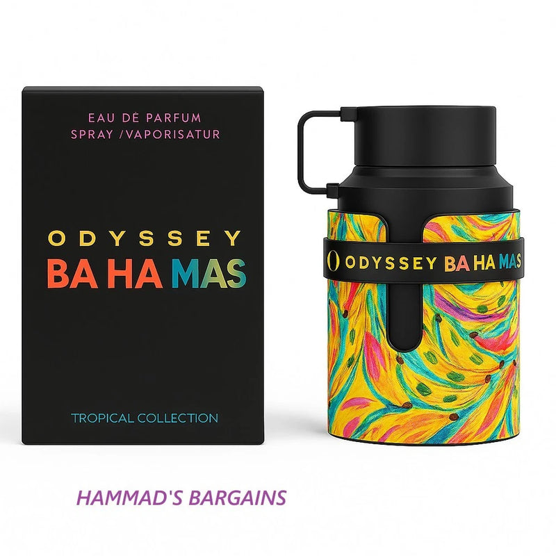ARMAF ODYSSEY BAHAMAS TROPICAL COLLECTION EDP 3.4 OZ / 100 ML FOR MEN(NIB)SEALED EDP