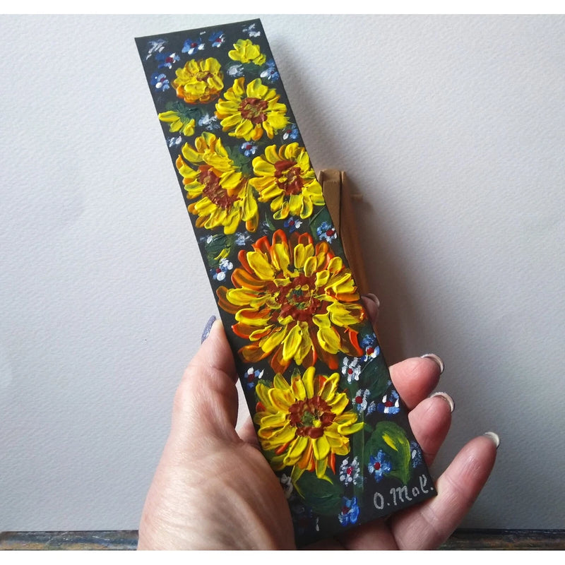 Original modern painting Sunflower Floral Farm Nature Acrylic hand painted art Sunflower