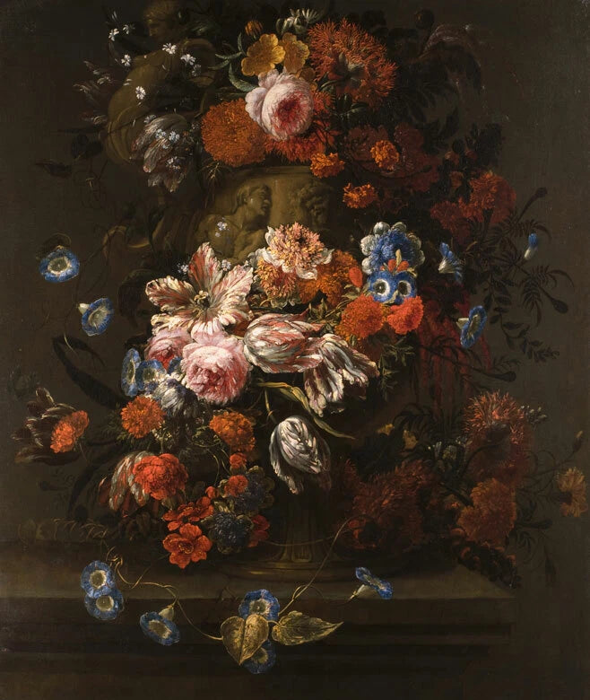 oil painting handpainted on canvas " Flower bouquet in a vase" Bouquet