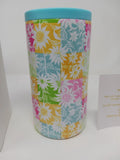 Lilly Pulitzer GWP Insulated Slim Can Tumbler Floral Patchwork Sunny Sunflowers Sunflower