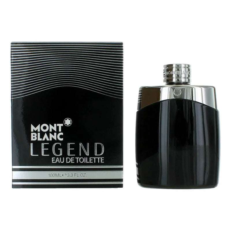 Mont Blanc Legend by Mont Blanc, 3.3 oz Eau De Toilette Spray for Men EDT