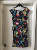 Suzi Chin For Maggy Boutique Carnation Flower Dress ***FREE SHIPPING*** Carnation