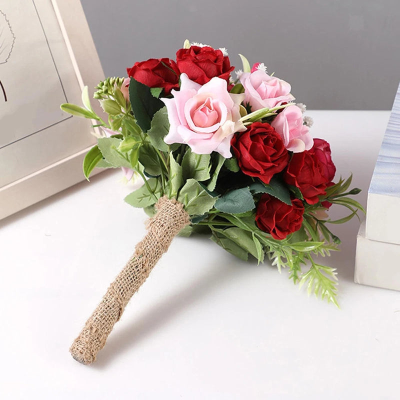 Bridal Wedding Bouquet Floral Wedding Centerpieces Decorative Artificial Flowers Bouquet
