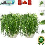 Eco-Friendly Hanging Weeping Willow Vines - Perfect for Weddings & Home Decor Green Plant
