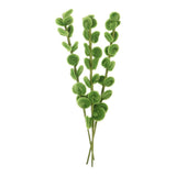 3 Pcs Handmade Eucalyptus Leaves Leaf Artificial Green Stems Plant Green Plant