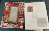 Lot of 2 WHITEWORK CARNATION Relics In Situ Embroidery Kit Heirloom Sampler Book Carnation