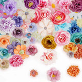 20Pcs Silk Peony Artificial Flower Head Wedding Bouquet Home Party Outdoor Decor Peony
